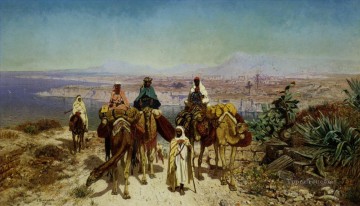 Una caravana árabe Edmund Berninger Pinturas al óleo